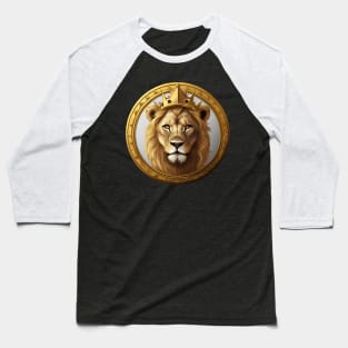 Regal Lion with Crown no.12 Baseball T-Shirt